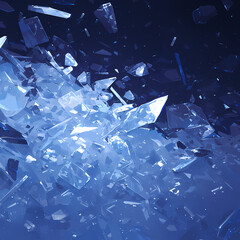 A Journey Through Time and Space: Scattered Shards of Crushed Ice in a Darkened Universe