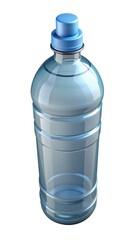 bottle of water isolated on white