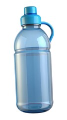 bottle of water isolated on white