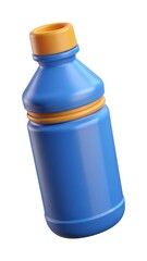 bottle of water isolated on white