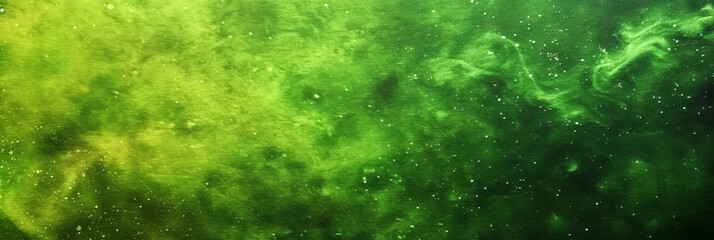 Obraz premium green background, green texture, green dust particles, green sky, green grainy gradient, green space, space.green watercolor texture background