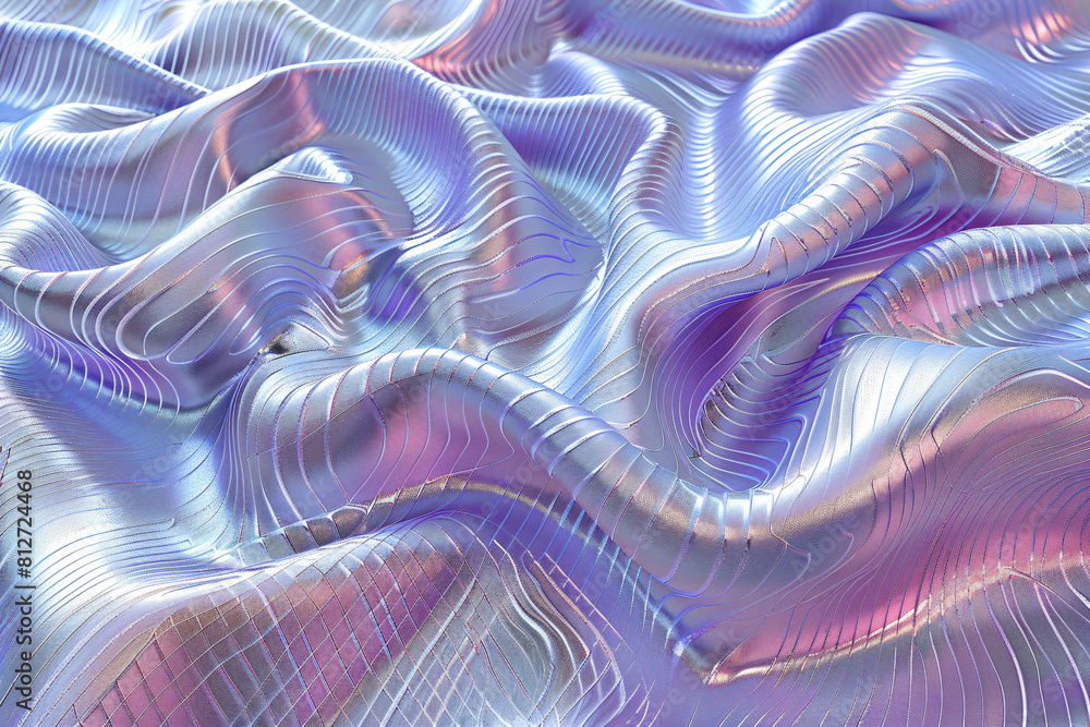 Poster horizontal abstract pastel holographic texture design for pattern and background