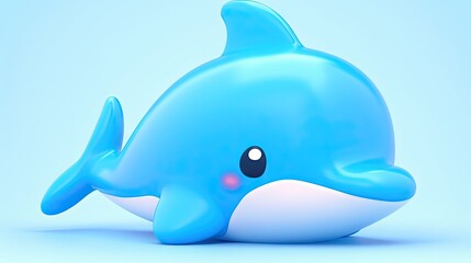 Cute Dolphin Illustration
