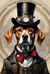 Steampunk dog
