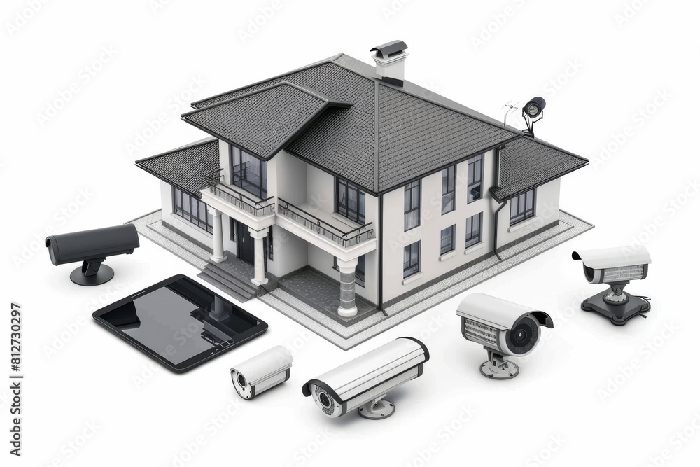 Aufkleber implementing advanced surveillance systems, security cameras, and monitoring technology ensures comp