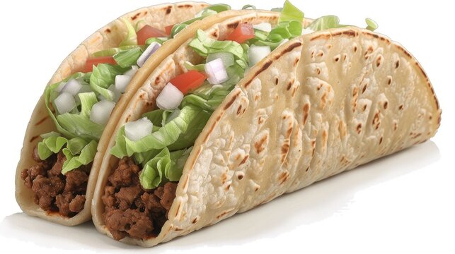 soft cartoon drawing clipart of a taco for a fiesta theme, single clipart image, set against a white background, no face on the taco