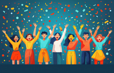 Capturing the Spirit of Youth. A Masterclass in Vector Illustration for International Youth Day