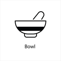 Bowl  vector icon