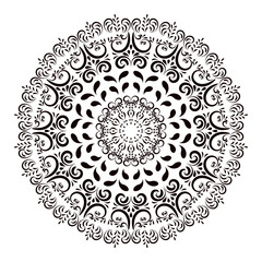 Luxury, Elegant and creative mandala pattern design	