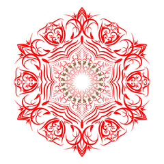 Luxury, Elegant and creative mandala pattern design	