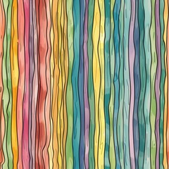 Colorful Abstract Wavy Lines Pattern Background