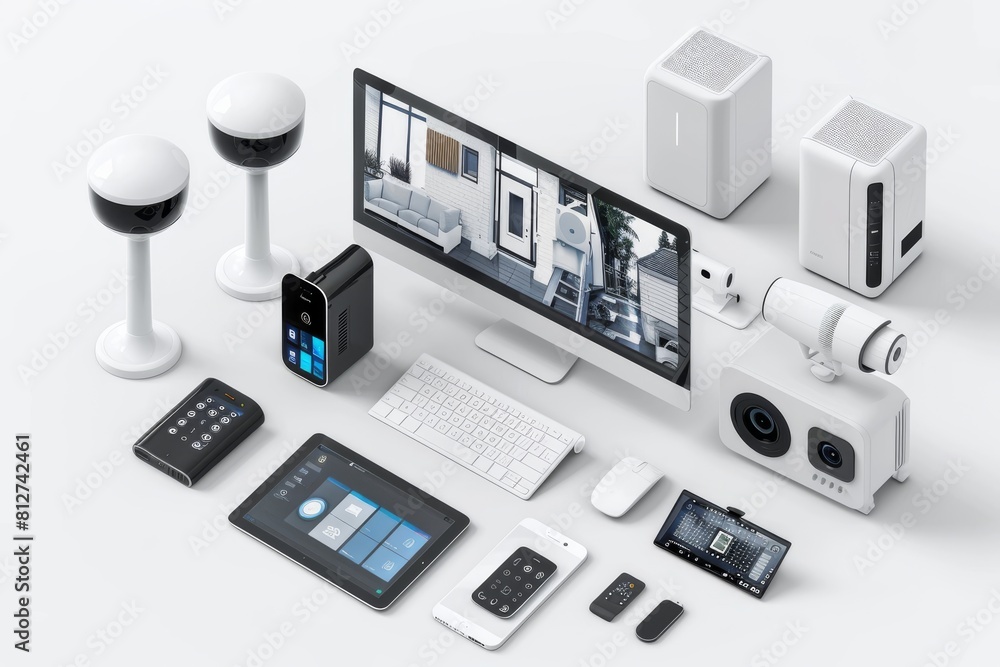 Poster creative, watchful team designs security concepts with hidden cameras and automated alert systems fo