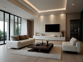 different interior design of modern bedroom.

