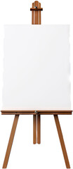 easel, canvas, art, white, blank, wooden, painting, tripod, stand, frame, display, studio, artist, creativity, craft, paint, tool, adjustable, equipment, simple, clean, backdrop, workshop, design