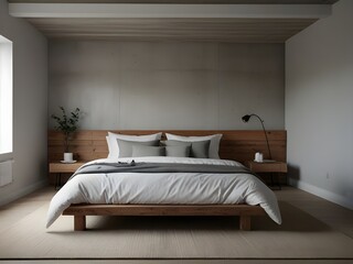 different interior design of modern bedroom.

