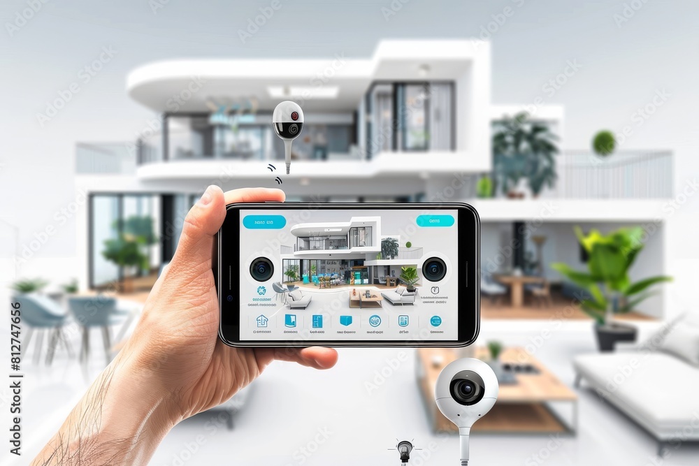 Poster watchful, creative teams use hidden cameras and automated alert systems in monitored security concep