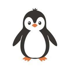 Vector illustration of a cute Penguin for toddlers story books
