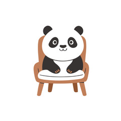 Cute Panda vector illustration for little ones' bedtime routines