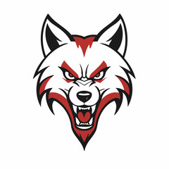 Vector illustration of a winsome Wolf for children's literature