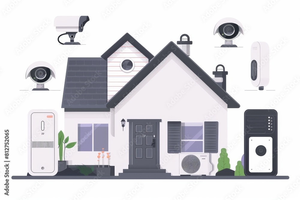 Aufkleber smart home systems integrate real-time alarms for dual signaling and safeguard digital monitoring pa