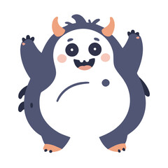 Cute Monster for children story book vector illustration