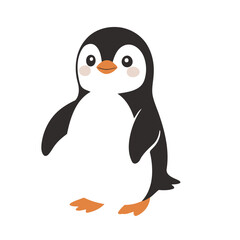 Vector illustration of an endearing Penguin for kids' bedtime stories