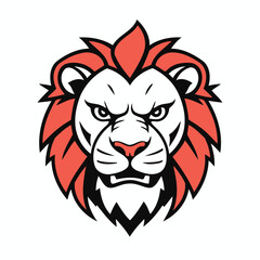 Vector illustration of a sweet Lion for youngsters' imaginative journeys