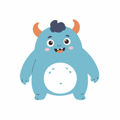 Vector illustration of a cute Monster for children
