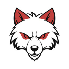 Cute Wolf for toddlers' playful adventures vector illustration