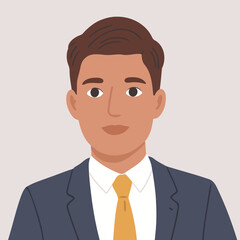 Cute Businessman for kids vector illustration