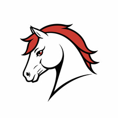 Cute Horse for children's bedtime stories vector illustration