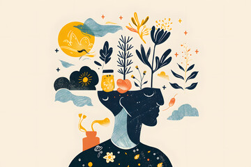 Positive Mental Health Habits, Empowering Yourself with Knowledge, Overcoming Challenges with Strength, Mental Health Matters, Wellbeing Journey, Positive Mindset