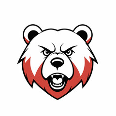 Vector illustration of an adorable Bear for young readers' books