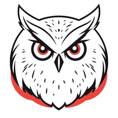 Cute Owl for toddlers' playful adventures vector illustration