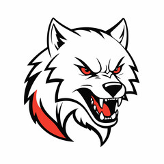 Cute Wolf vector illustration for preschoolers' learning moments