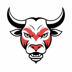 Cute Bull for toddlers' playful adventures vector illustration