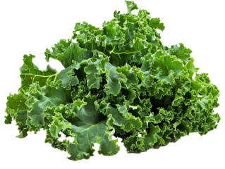 A Pile of Kale with a Transparent Background PNG