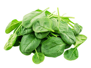 Fototapeta premium A Pile of Spinach with a Transparent Background PNG