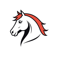 Cute vector illustration of a Horse for children book