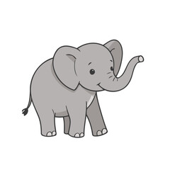 Cute Elephant vector illustration for little ones' bedtime routines