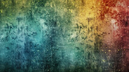 Background with a grungy colorful and textured design