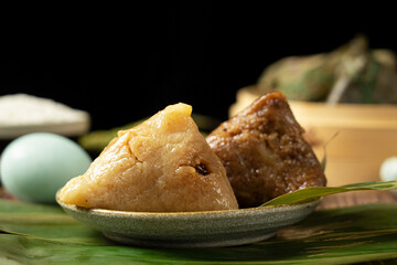 Zongzi. Rice dumpling for Chinese traditional Dragon Boat Festival