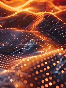 This striking 3D visualization showcases the intricate patterns and mathematical complexity that emerges when illustrating the propagation of various audio frequencies Inspired by the works of Nils