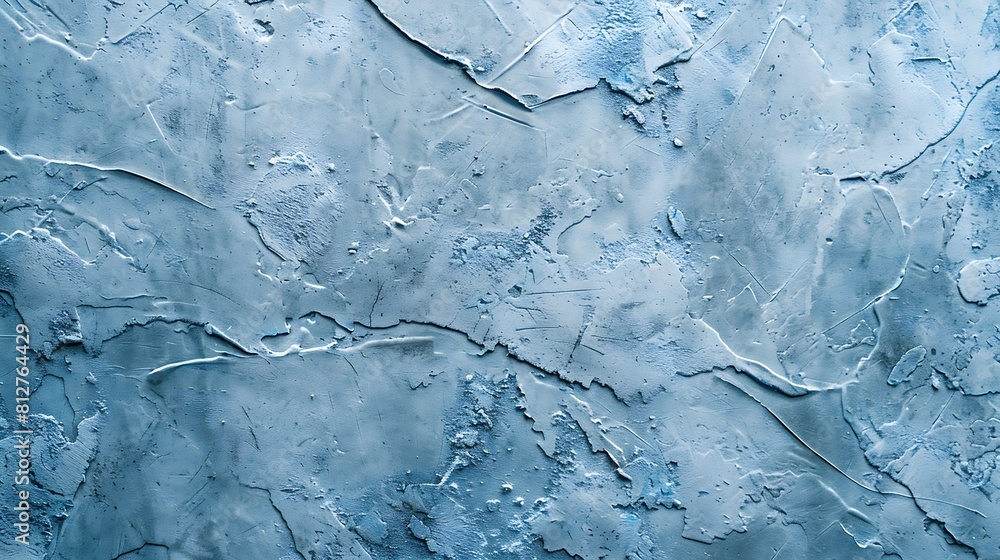 Poster abstract wide angle light blue stucco background wall building close up rough surface plaster textur