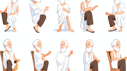 Ancient philosopher Socrates classical ancient thin