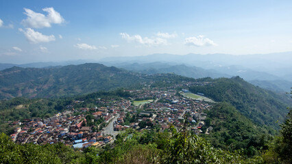 Divine Perspectives: Phongsaly from the Phoufa viewpoint