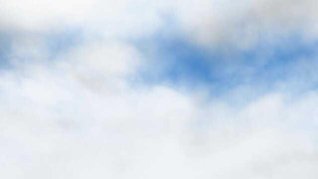 blue sky and clouds