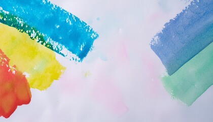 abstract pastel watercolor on white background the color splashing in the paper