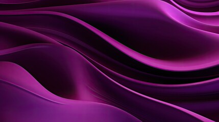 Fototapeta premium Flowing purple waves creating a luxurious and dynamic abstract background