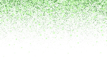 Green Falling Glitter